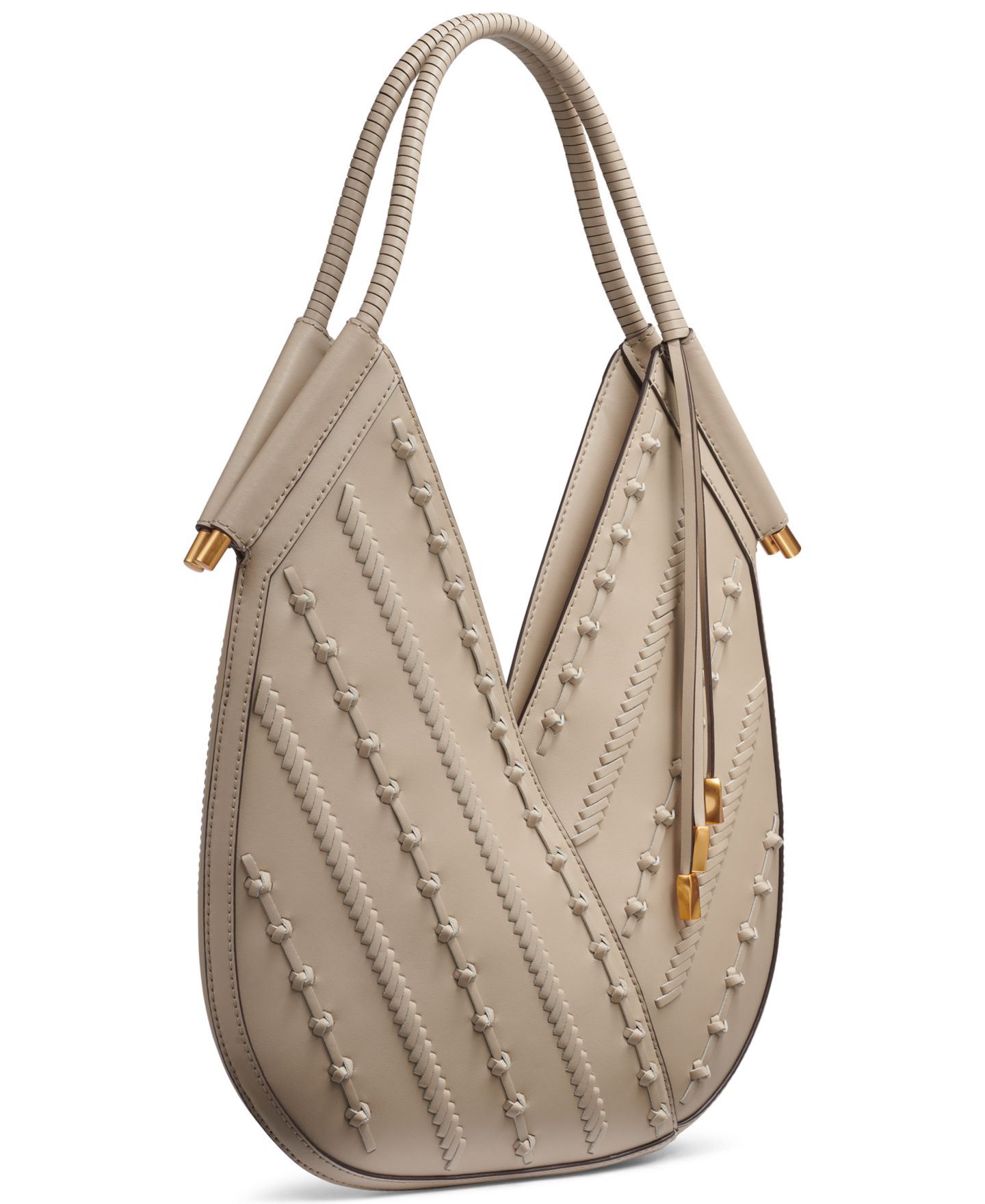 Женская сумка Donna Karan New York Baldwin Woven Medium Shoulder, цвет: Moth — фото 3