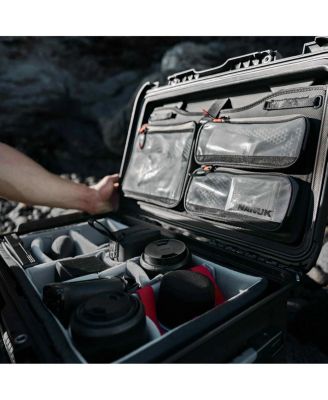 Wheeled Series 935 Lightweight NK-7 Resin Waterproof Protective Case for DSLR Camera, 3 Lenses, Flash