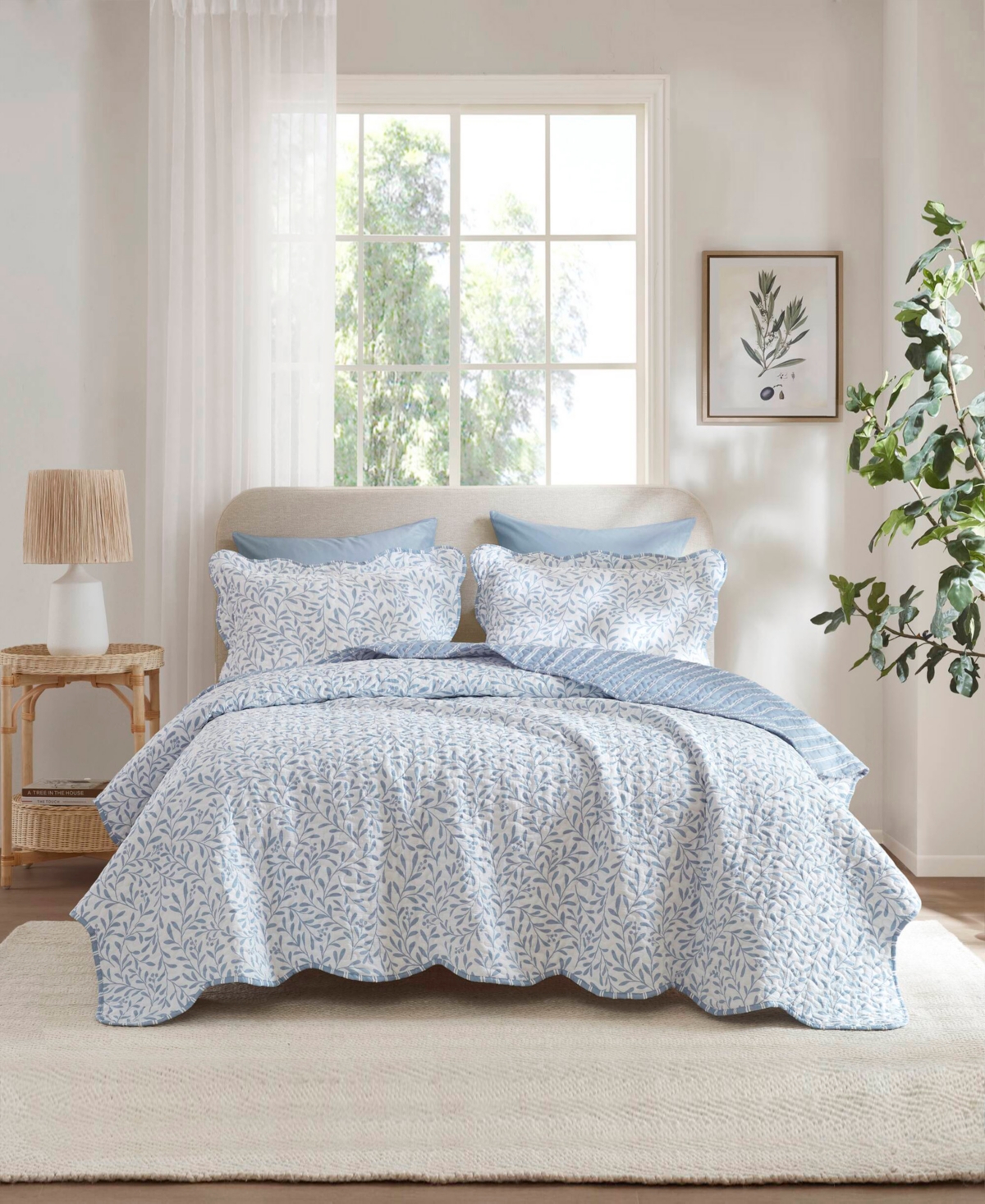 Madison Park Darcy Print 3-Pc. Quilt Set, Full/Queen
