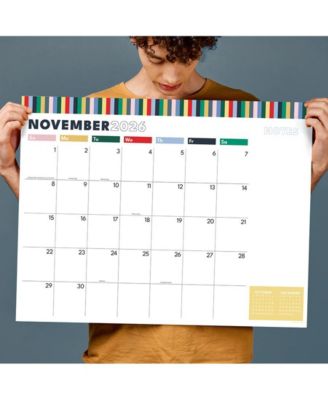 July 2026 - June 2027 Long Weekend Large Desk Pad Monthly Blotter Calendar