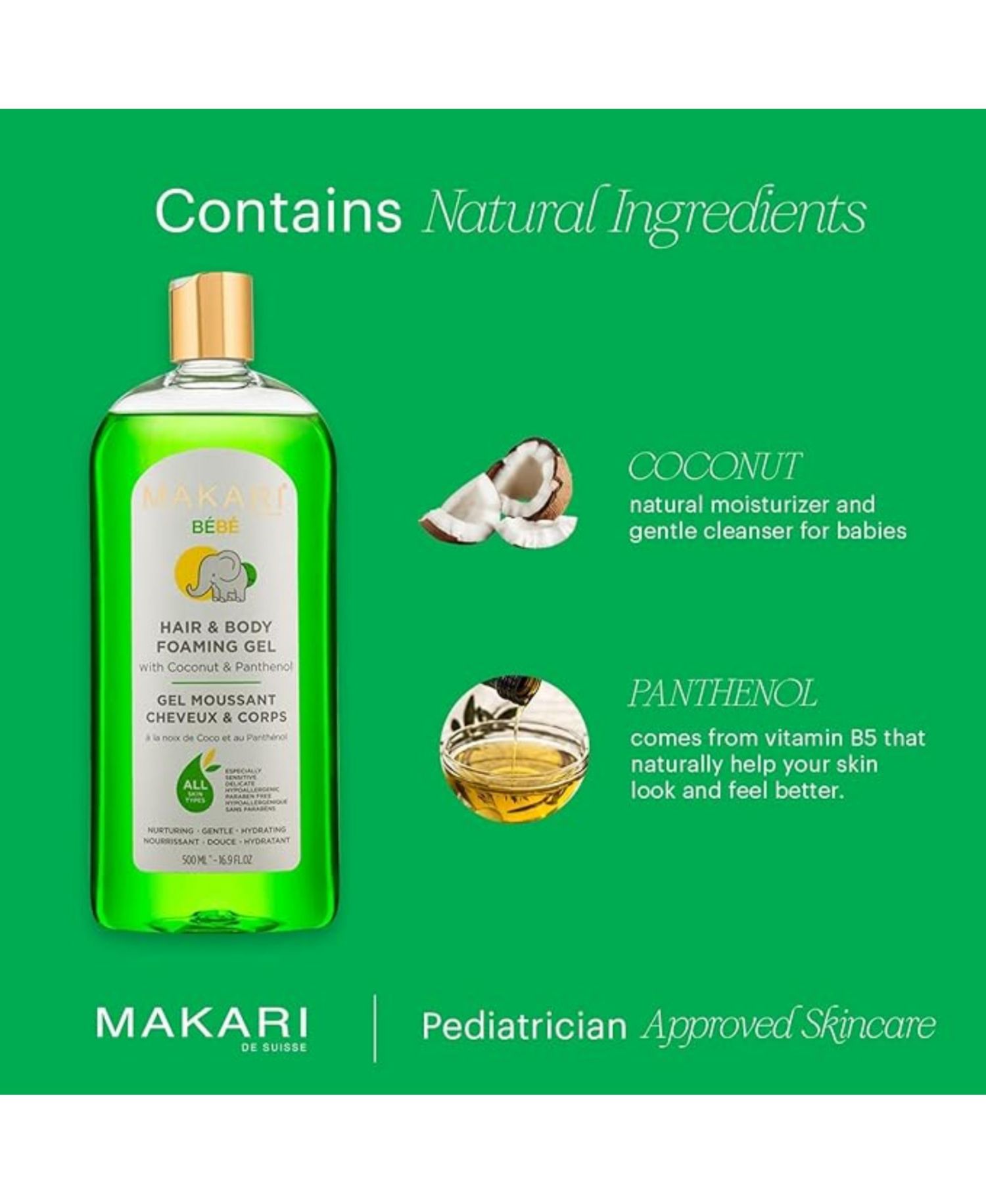Baby Hair & Body Foaming Gel