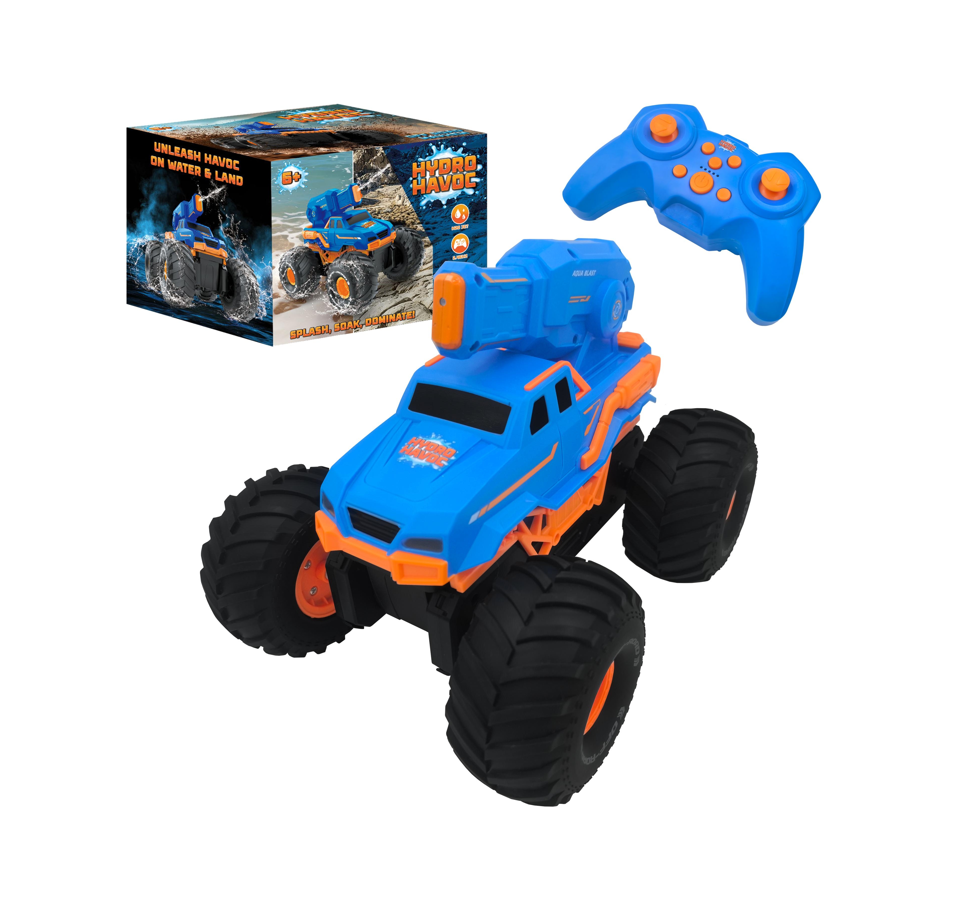 Usa Toyz Force1 Hydro Havoc Amphibious Rc Monster Truck