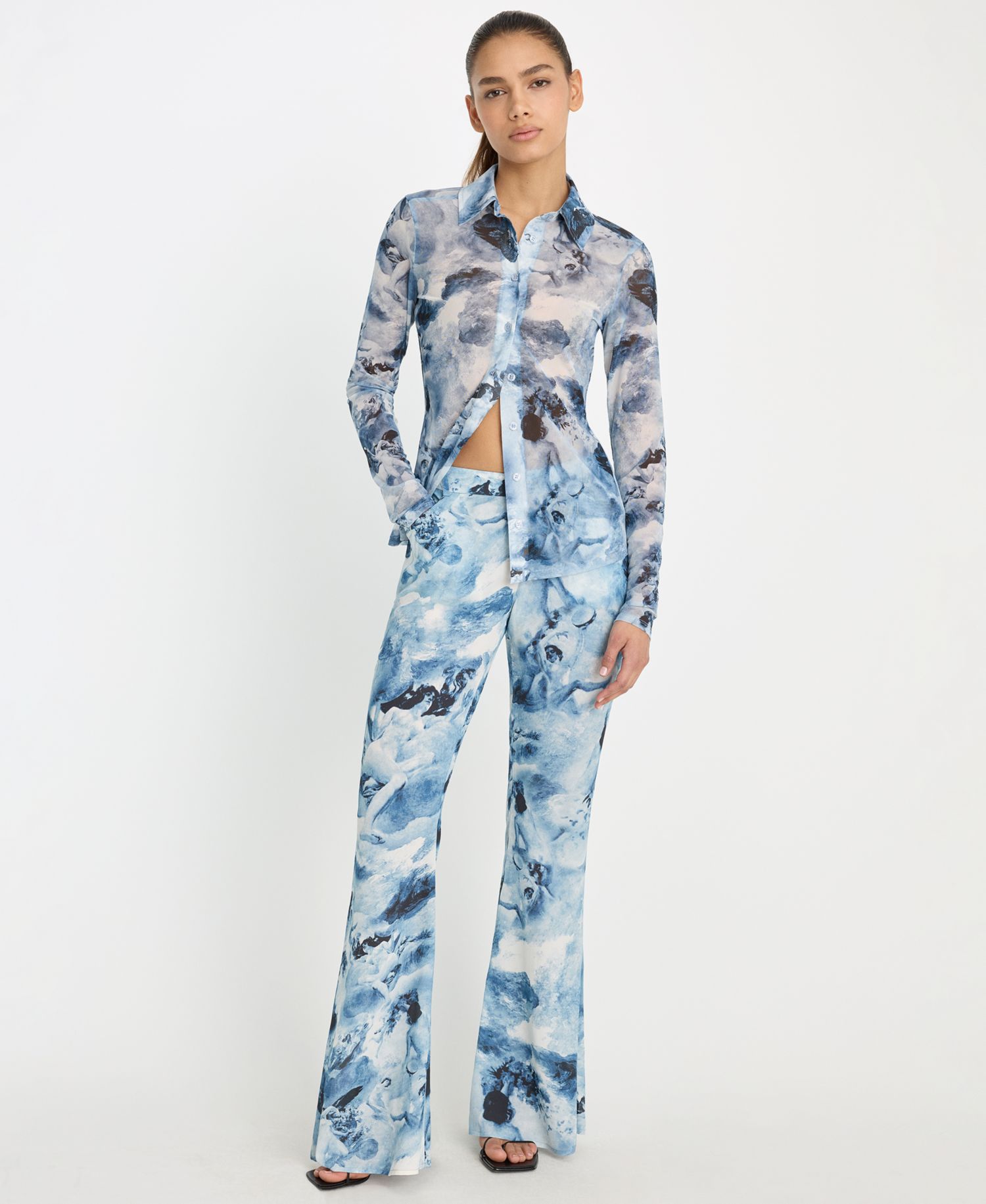 Women's Button-Up Top, Regular & Plus Size