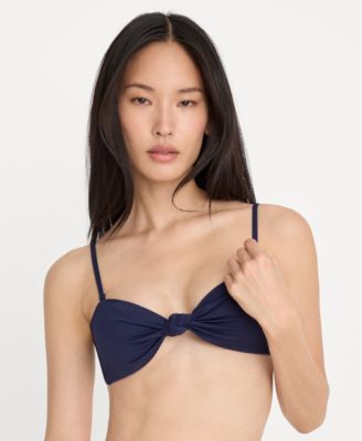 Women's & Plus Size Center-Front Twist Top