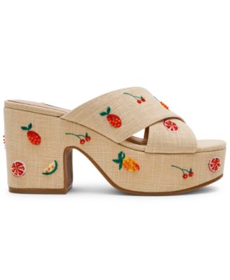 Women's Truthful Crossband Platform Sandals