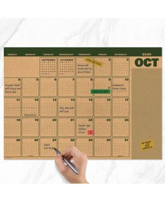 July 2026 - June 2027 Trail + Timber Medium Desk Pad Monthly Blotter Calendar