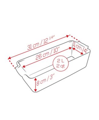 Appolia Ceramic Loaf Pan, 10" x 4"