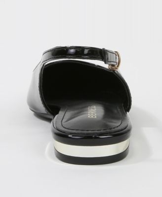 Fabia Patent Slingback Flats