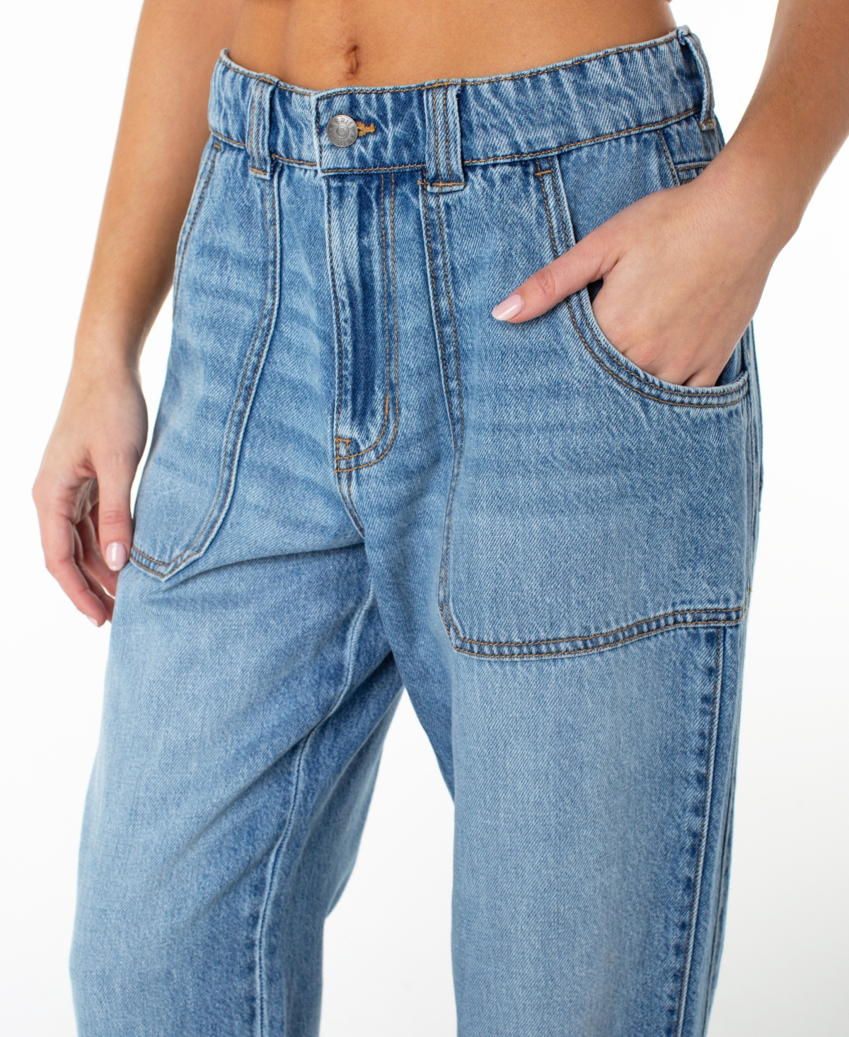 Celebrity Pink Juniors' High Rise Denim Joggers