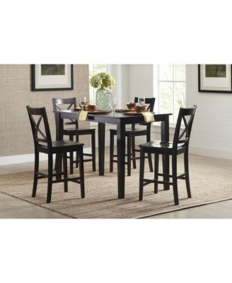 Simplicity Solid Wood Classic X-Back Counter Stool (Set of 2)