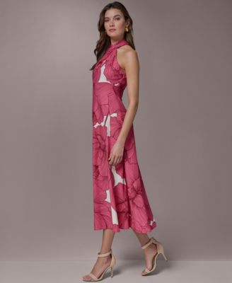 Women's Halter Neck Midi Dress