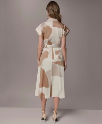 Women's Collared Neck Shirt Dress