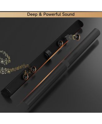 Detachable Bluetooth 5.3 Soundbar with Hi-Fi Audio & Powerful Bass for Home Theater Upgrade