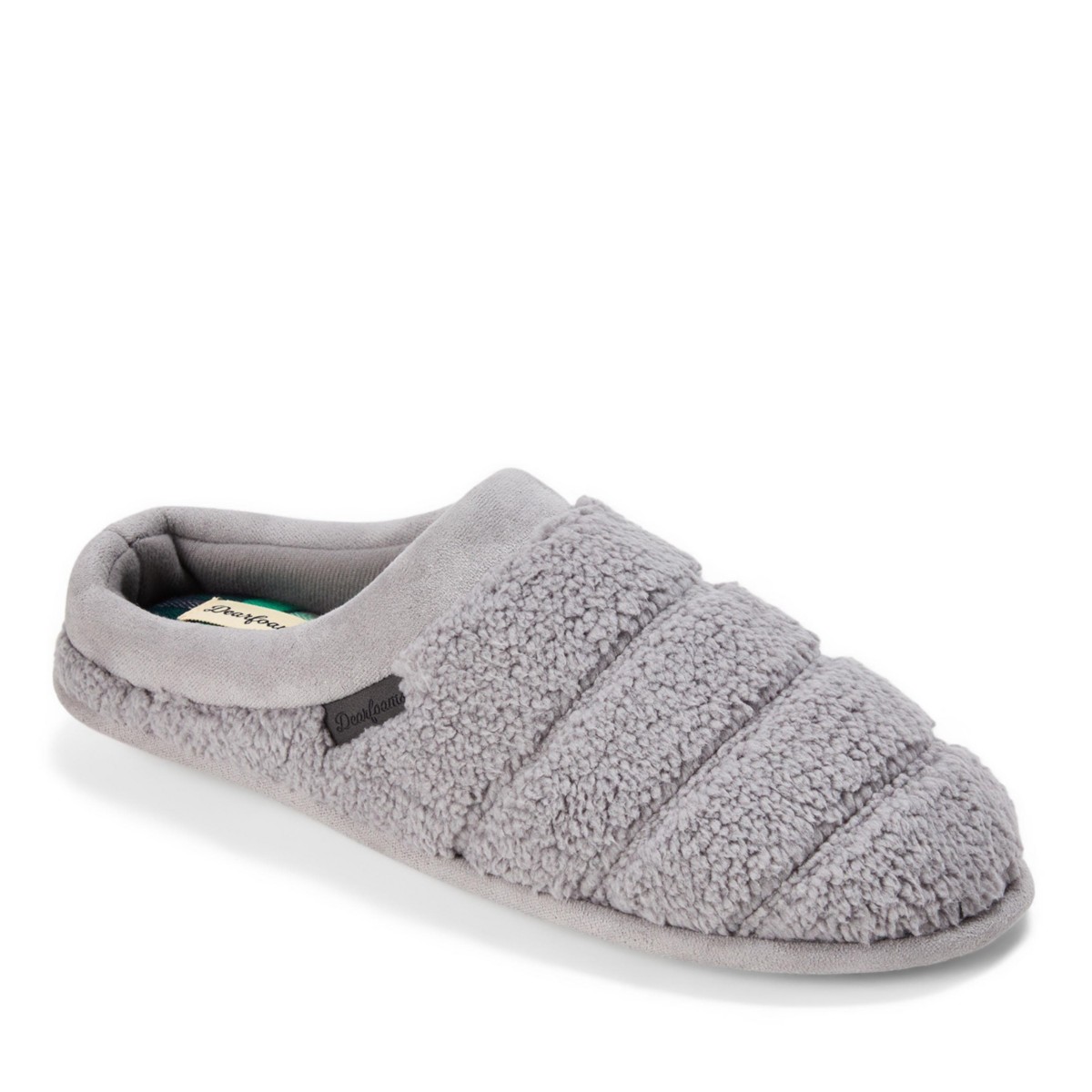Мужские Dearfoams Men's Asher Quilted Clog House Slipper — фото 1