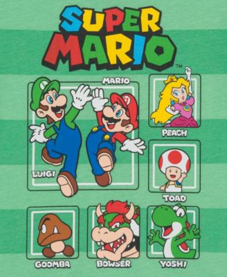 Boys' Toddler 2T-5T Super Mario & Friends T-Shirt & Shorts, 2-Piece Set