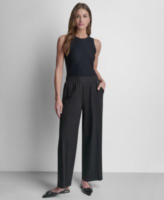 Women's Mini Logo Ewaist Pull-On Pants