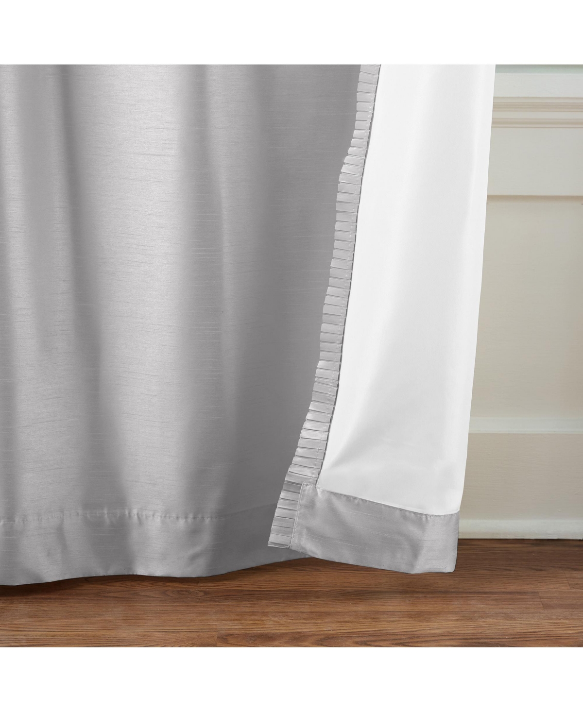 Elrene Home Fashions Versailles Faux Silk Blackout Window Curtain