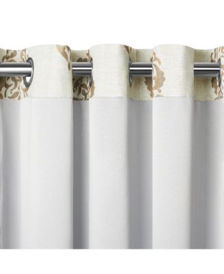 Navara Medallion Room Darkening Window Curtain