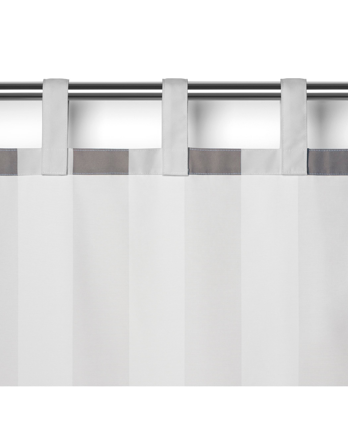 Elrene Home Fashions Highland Stripe Indoor/Outdoor Window Curtain