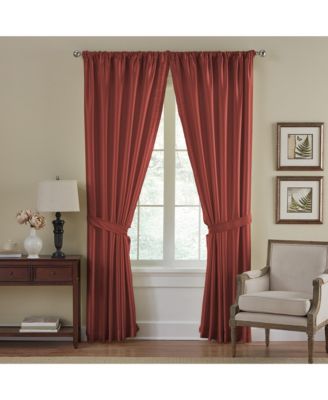 Versailles Faux Silk Blackout Window Curtain