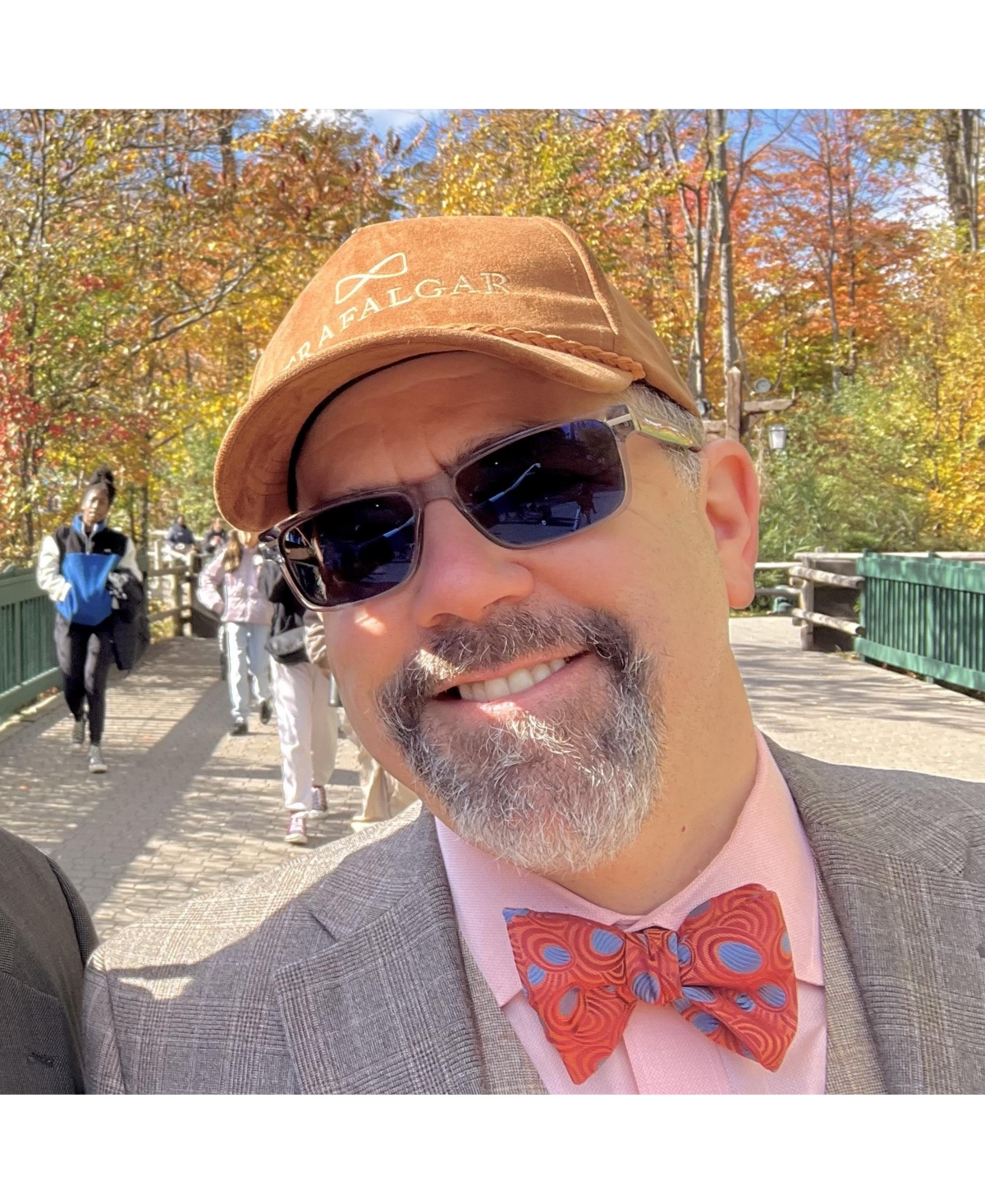 Trafalgar Men's Traflagar's Faux Suede 5 Panel Cap with Braided Rope