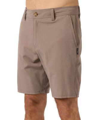 Men's Fixed Waist Regular-Fit Hybrid Shorts