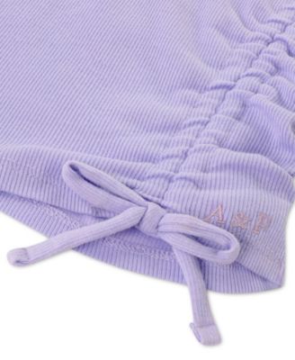 Girls' Shoulder Play Short-Sleeve Top