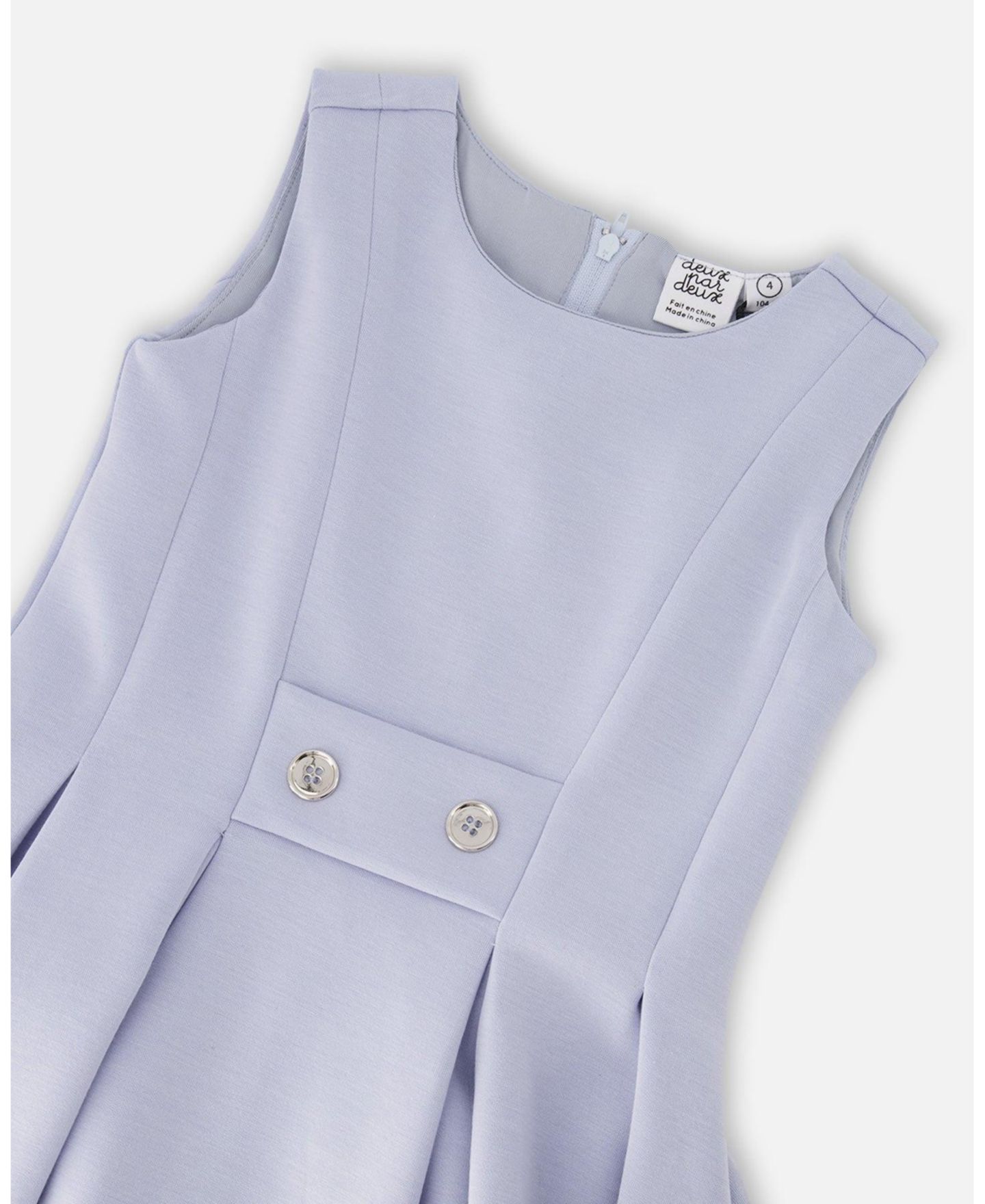Платье Deux par Deux Sleeveless Neoprene Dress для девочек-малышей, цвет: Лавандовый — фото 4