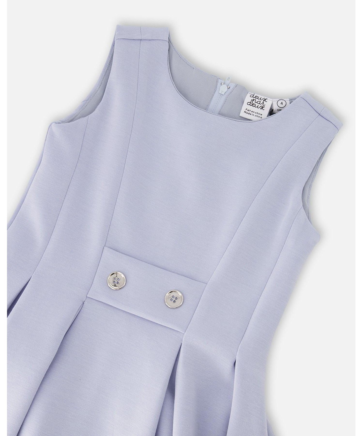 Toddler Girls Sleeveless Neoprene Dress