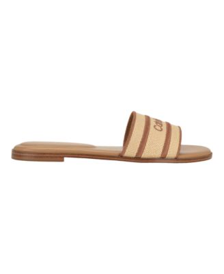 Women's Kendell Logo Band Flat Slip-On Sandals