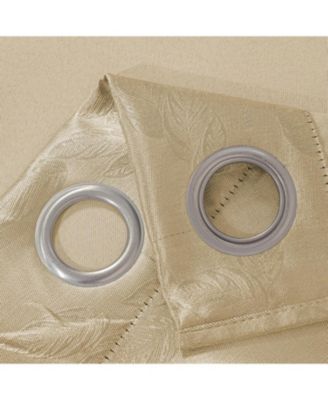 100% Polyester 200 GSM Arlo Embossed Blackout Grommet Curtain Panel