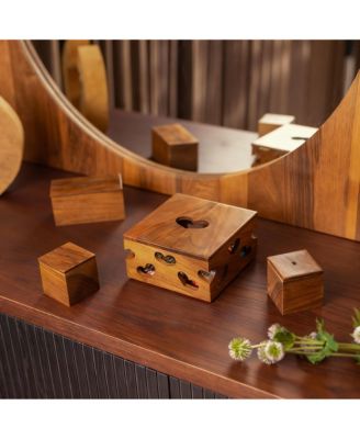 Handmade Walnut Jewelry Organizer - Ideal for Women