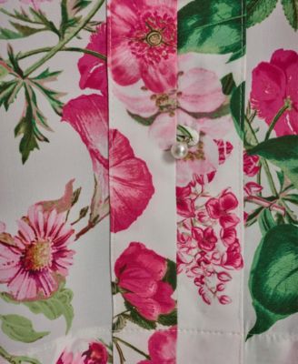 Women's Short-Sleeve Collared Blouse