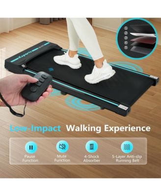 Under Desk Walking Pad Classic Treadmill with Wheels and Remote, 2.5 HP