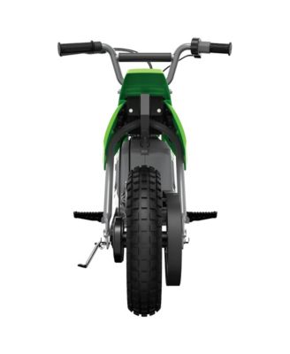 MX400 Dirt Rocket 24V Electric Toy Motocross Dirt Bike, Green (2 Pack)