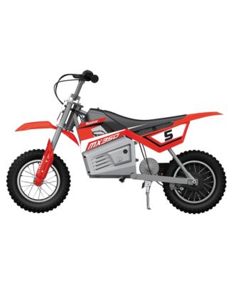MX350 Dirt Rocket Electric Motocross Motorcycle Dirt Bike, Red (2 Pack)