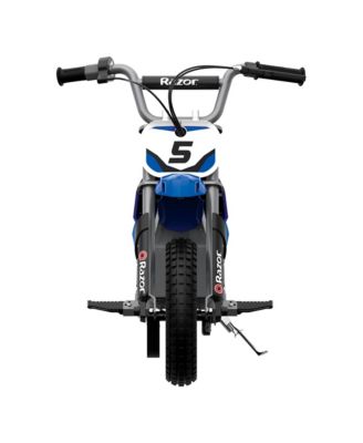 MX350 Dirt Rocket 24V Electric Toy Motocross Motorcycle Dirt Bike, Blue