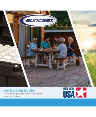 Trash Hideaway Outdoor Patio 33 Gal Garbage Waste Trash Can Bin (3 Pack)