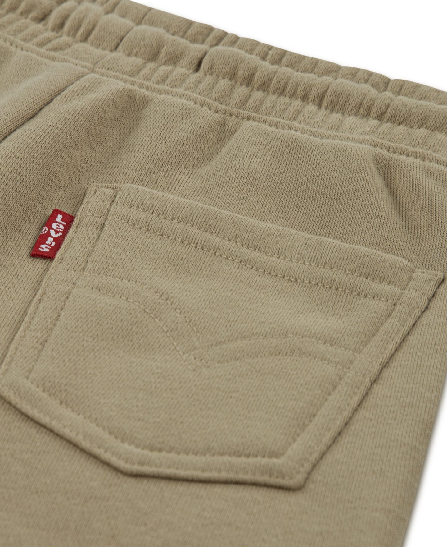 Детский комплект Levi's: футболка с принтом и шорты на резинке, 2T-7, цвет: Оливковый / Рыжевато-коричневый — фото 7