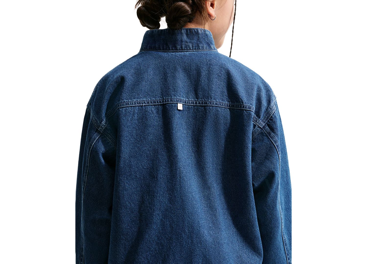 Girls' 7-16 Sportswear Collection Windrunner Oversized Denim Jacket