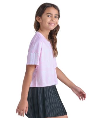 Girls' 8-16 Short-Sleeve Printed World Cup Soccer Top