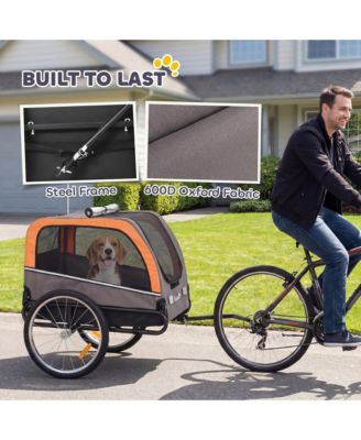 Dog Bike Trailer, Pet Cart Wagon Cart Carrier Attachment