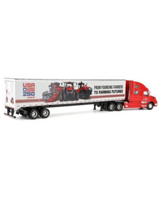 1/64 Volvo 770 Semi Truck with Box Trailer, Case IH USA "Commemorating 250 Years"