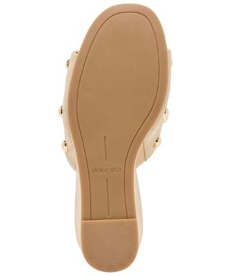 Women's Holta Studded Slip-On Wedge Sandals