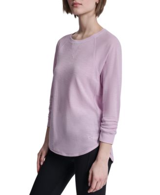 Women's Mini Slub Waffle Three Quarter Sleeve T-Shirt