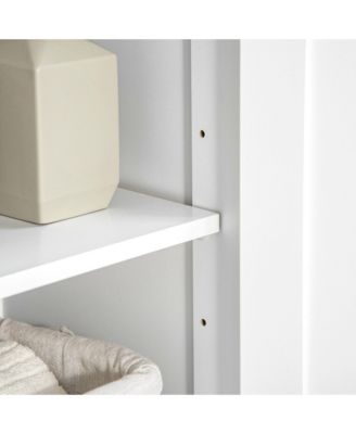Bathroom Storage Cabinet with 2 Drawers & Adjustable Shelf,