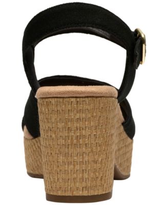 Women's Nerisa Twist Round Toe Wedge Sandals