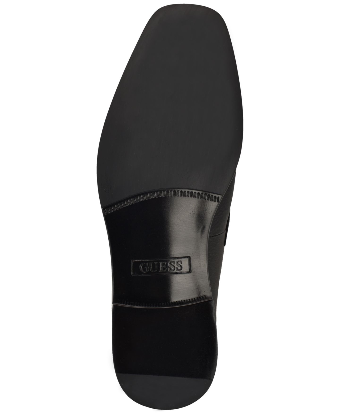 Мужские туфли GUESS Hacam Slip-On Dress Loafers, цвет: Чёрный — фото 5