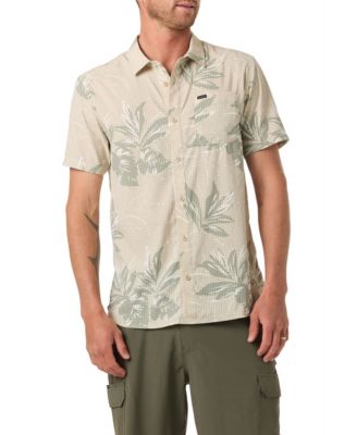 Men's Regular-Fit Tropical Print Shirt