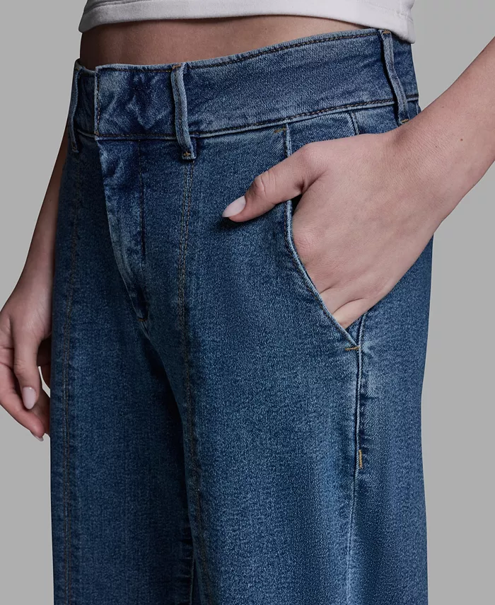 Women's Mid-Rise Flared Jeans - thumbnail 4